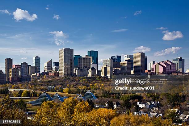 edmonton horizonte - edmonton fotografías e imágenes de stock