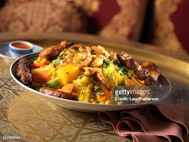 couscous - chicken stew stock pictures, royalty-free photos & images