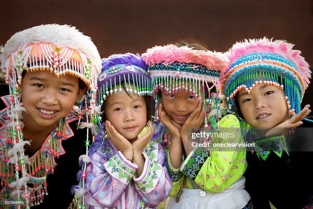 Hmong Hill Tribe Mädchen