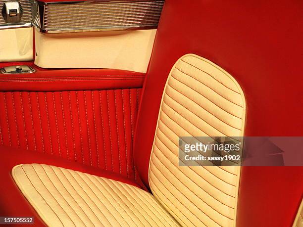 antique car backseat - antique car bildbanksfoton och bilder