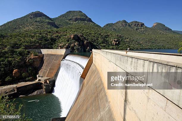 presa de agua en el sur de áfrica - mpumalanga fotografías e imágenes de stock