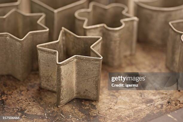 cookie cutters - pastry cutter stock pictures, royalty-free photos & images