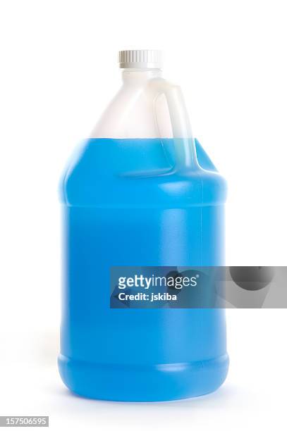 one gallon windshield wash solvent antifreeze &amp; cleaner - gallon stock pictures, royalty-free photos & images