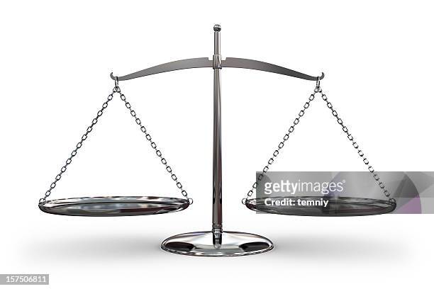 balance scale - weighing scales stockfoto's en -beelden