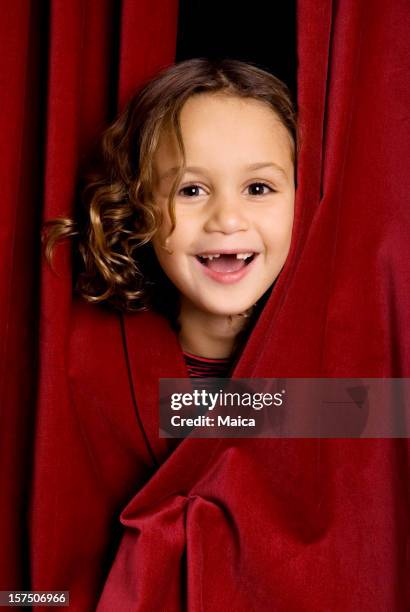 little laughing performer - talent show stock pictures, royalty-free photos & images