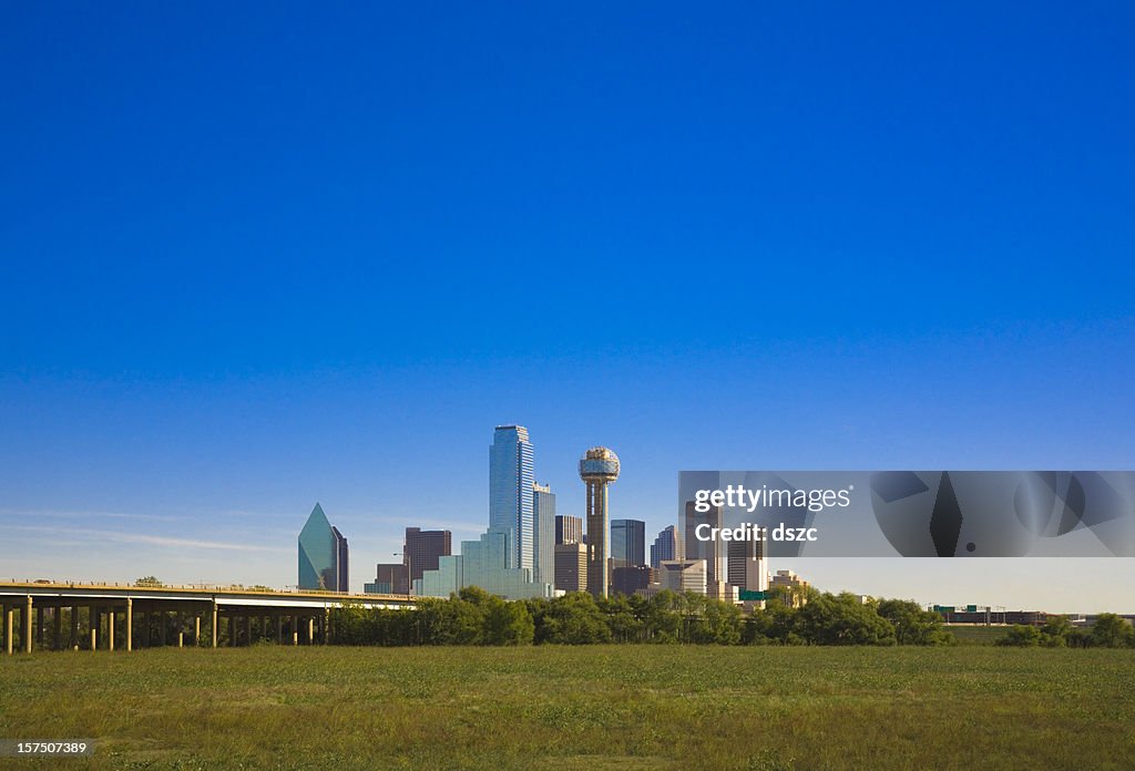 Dallas Texas city skyline panorama cityscape