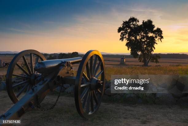 gettysburg sunset - gettysburg stock pictures, royalty-free photos & images