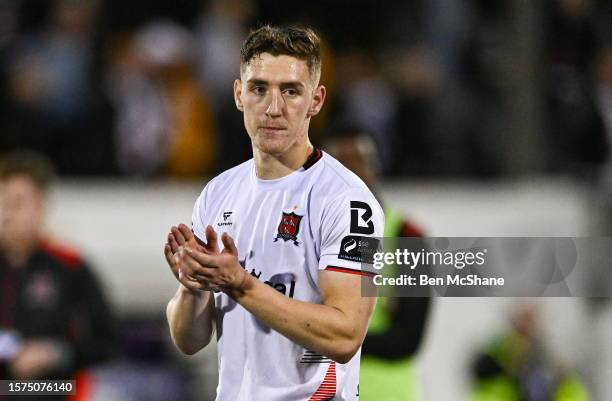 Louth , Ireland - 3 August 2023; John Martin of Dundalk after the UEFA Europa Conference League Second Qualifying Round Second Leg match between...