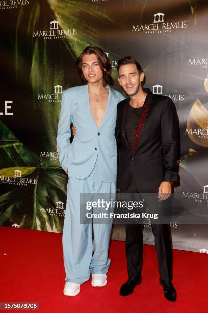 Damian Hurley and Marcel Remus during the Remus Lifestyle Night on August 3, 2023 in Palma de Mallorca, Spain.