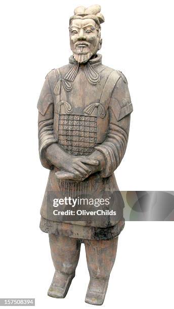 cerâmica de terracota guerreiro. - cerâmica-de-terracota imagens e fotografias de stock