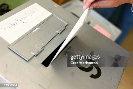 Bundestag election Ballot Box Germany Bundestag election Ballot Box Germany