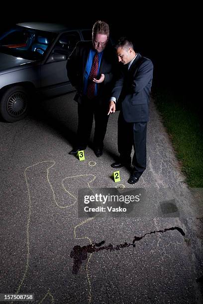 detectives - number 2 outline stock pictures, royalty-free photos & images