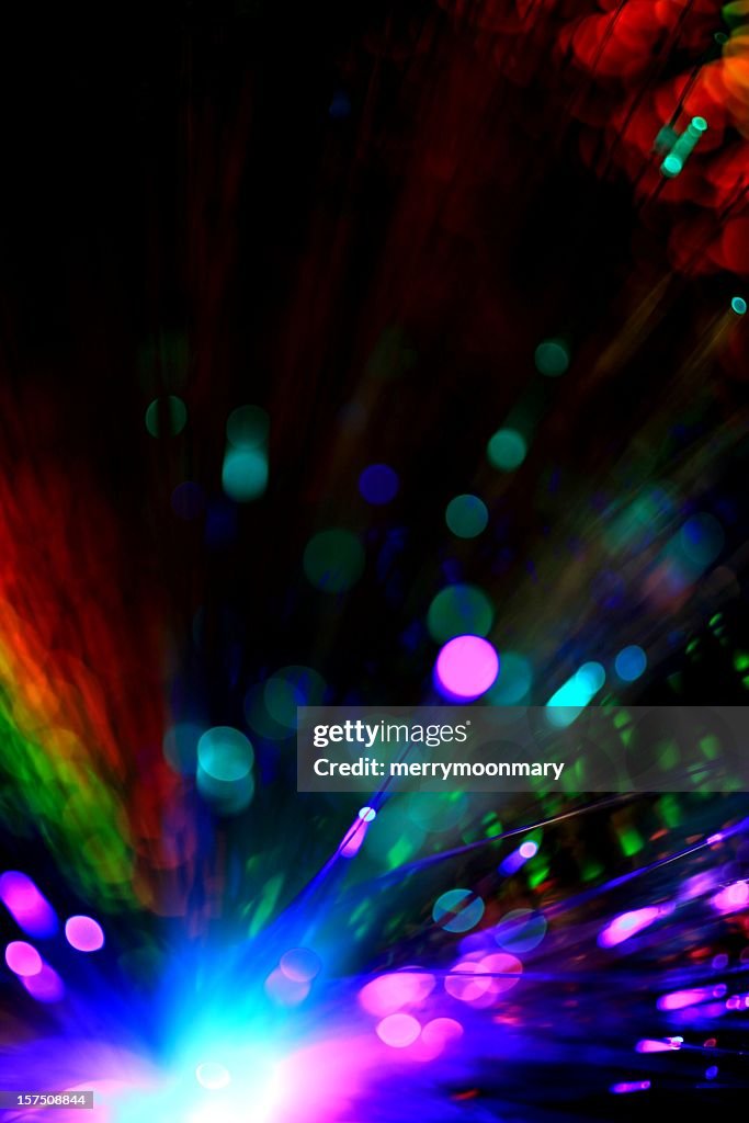 Abstract illustration of colorful lights