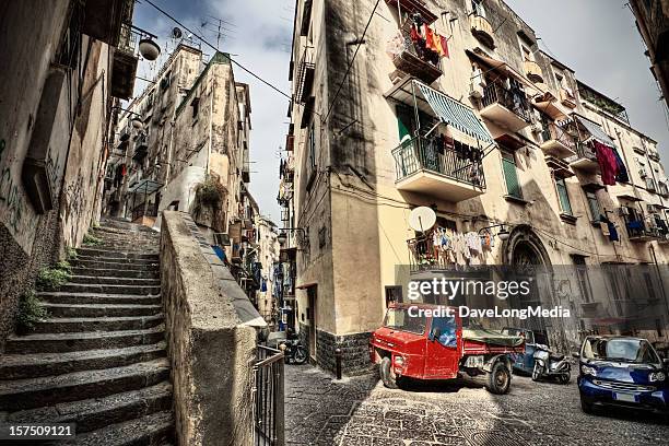 napoli, italia - distretto foto e immagini stock