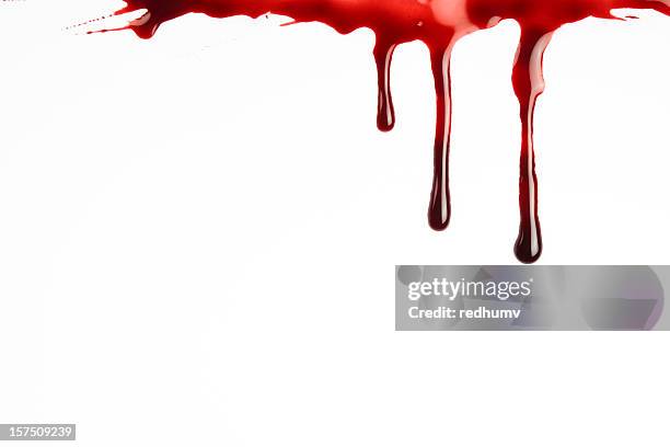 blood dripping - splattered stock pictures, royalty-free photos & images