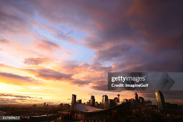 Calgary Fall Sunset Calgary Sunset Photos and Premium High Res Pictures - Getty Images