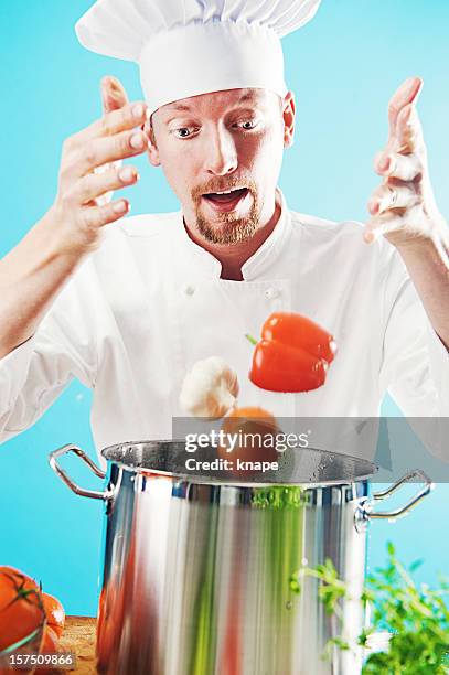 Cooking Vertical View Vertical Chef Cooking Motion Photos and Premium High Res Pictures ...