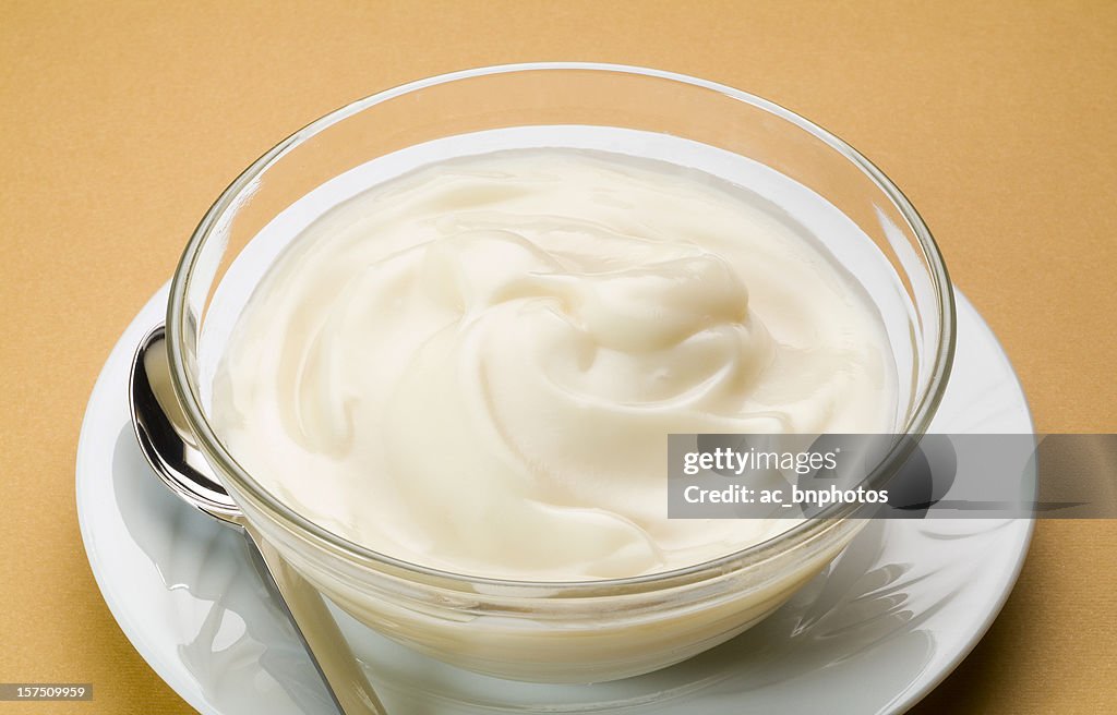 Sweet cream with milk