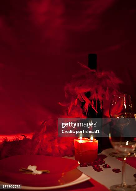 romantic dinner - valentines day dinner stock pictures, royalty-free photos & images