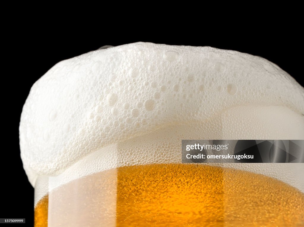 Beer and froth