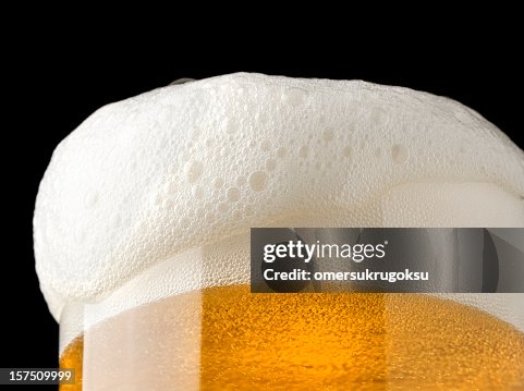 Beer and froth Beer and froth