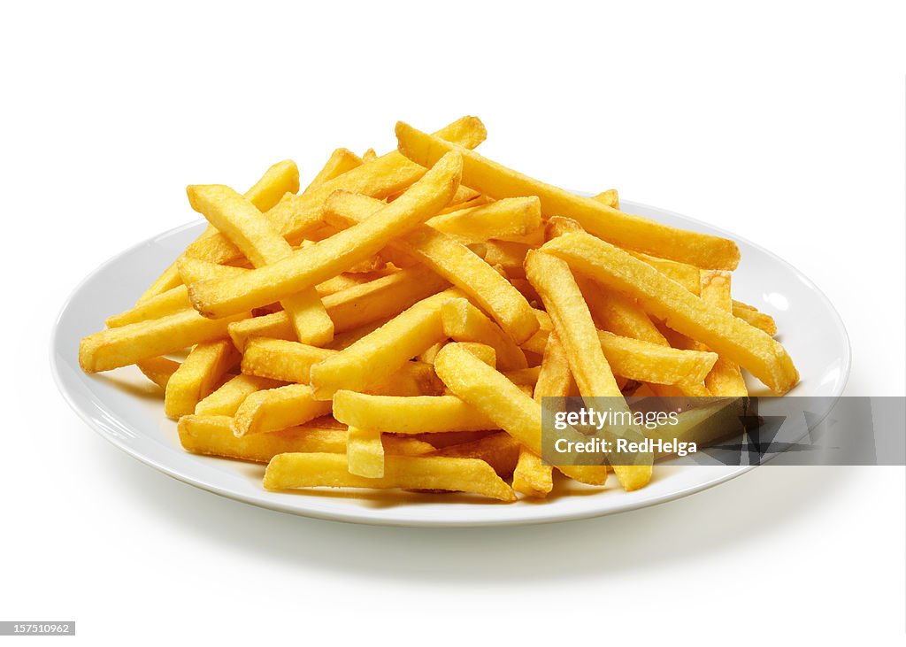 French Fries on Plate