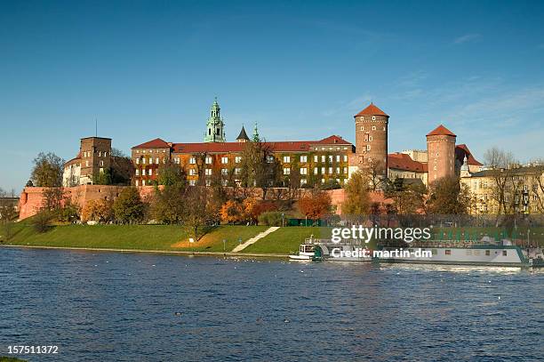 wawel castle - wawel castle stock pictures, royalty-free photos & images