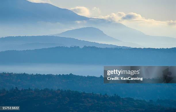 rolling hills of vermont - vermont stock pictures, royalty-free photos & images