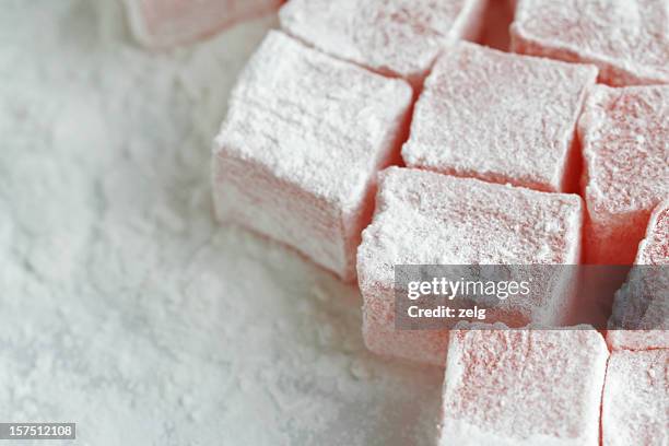 turkish delight - turkish delight stock pictures, royalty-free photos & images