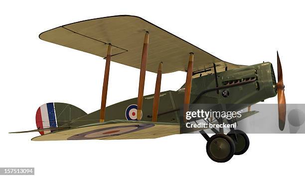 wwi biplane - world war i stock pictures, royalty-free photos & images