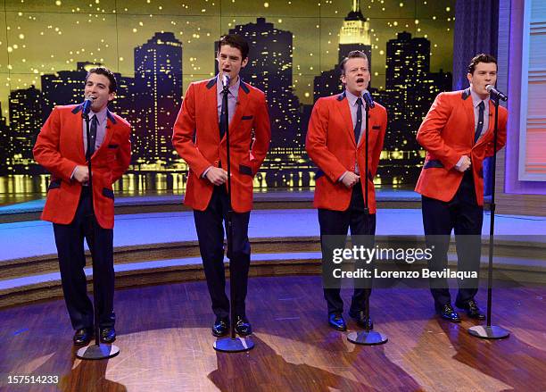 Stars of the Broadway hit “Jersey Boys” sing a Christmas medley, as all this week the best of “LIVE’s” hometown – New York City – is showcased for...