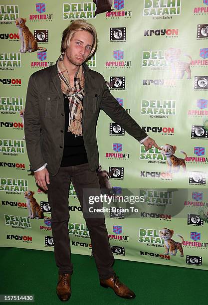 Actor Troy Baker attends "Delhi Safari" - Los Angeles premiere at Pacific Theatre at The Grove on December 3, 2012 in Los Angeles, California.