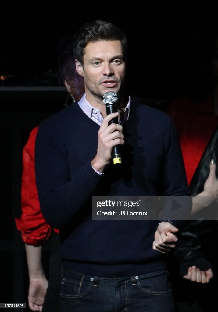 Ellen K And Ryan Seacrest Perform Onstage During Kiis Fm'S 2012... News ...