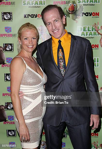 Fred DeWysocki and guest attend "Delhi Safari" - Los Angeles premiere at Pacific Theatre at The Grove on December 3, 2012 in Los Angeles, California.