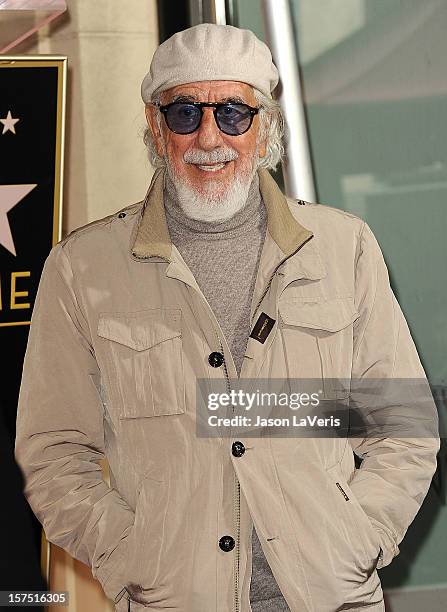 Lou Adler attends Carole King's induction into the Hollywood Walk of Fame on December 3, 2012 in Hollywood, California.