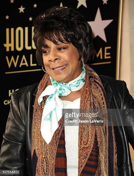 Singer Merry Clayton Carole King is honored with a star on the Hollywood Walk of Fame on December 3, 2012 in Hollywood, California.