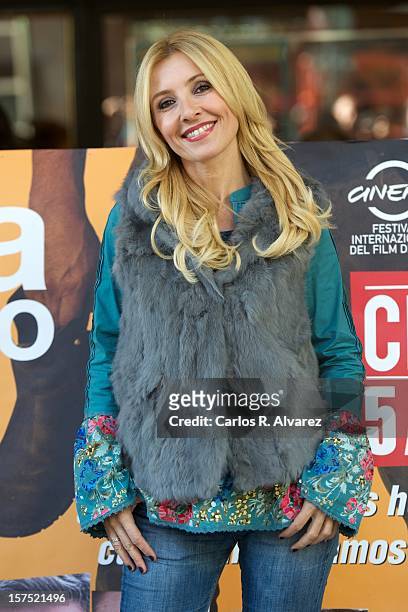 Spanish actress Cayetana Guillen Cuervo attends the "Una Pistola en Cada Mano" photocall at the Roxy B cinema on December 4, 2012 in Madrid, Spain.