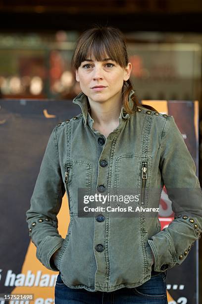 Spanish actress Leonor Watling attends the "Una Pistola en Cada Mano" photocall at the Roxy B cinema on December 4, 2012 in Madrid, Spain.