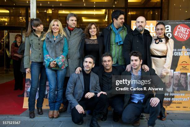 Actors Leonor Watling, Cayetana Guillen Cuervo, Alberto San Juan, Leonardo Sbaraglia, Clara Segura, Eduard Fernandez, director Cesc Gay, Javier...