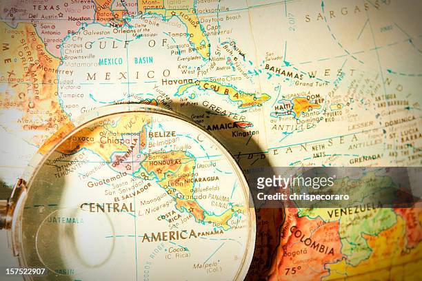 travel the globe series - central america - central america stock pictures, royalty-free photos & images