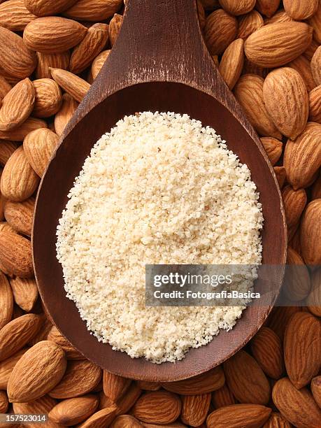 almond flour - almond stock pictures, royalty-free photos & images