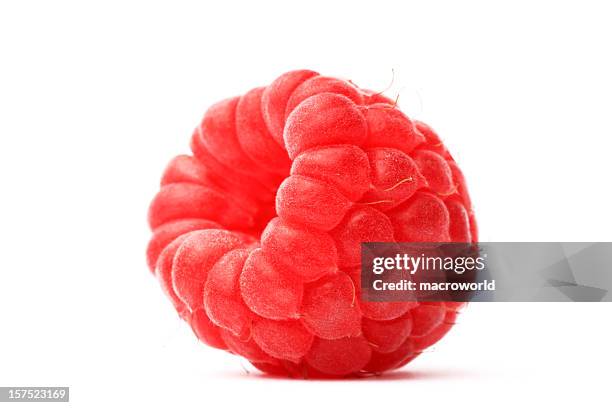 raspberry isolated - juicy raspberry stock pictures, royalty-free photos & images