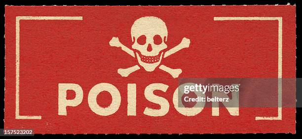etiqueta de toxicología - nocivo descripción física fotografías e imágenes de stock