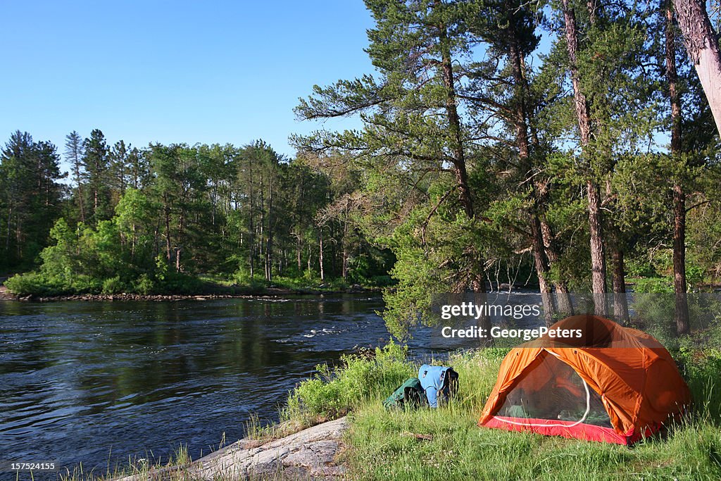 Tent and River