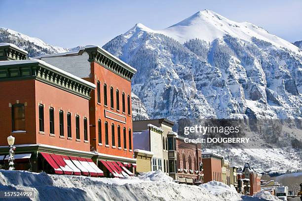 telluride colorado - telluride stock pictures, royalty-free photos & images