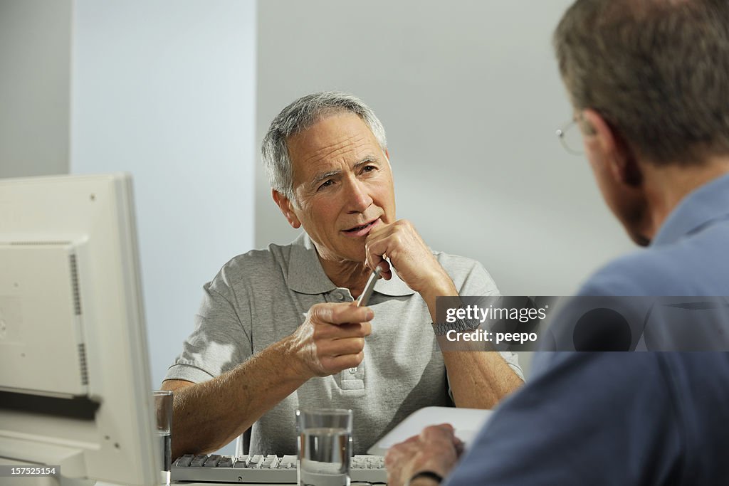 Businessmen in casual dress