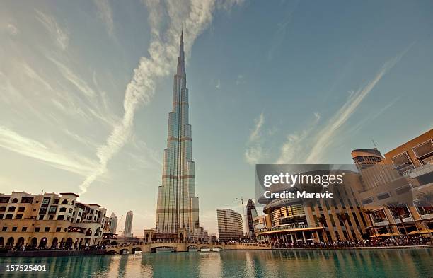 burj khalifa - dubai burj khalifa stock pictures, royalty-free photos & images