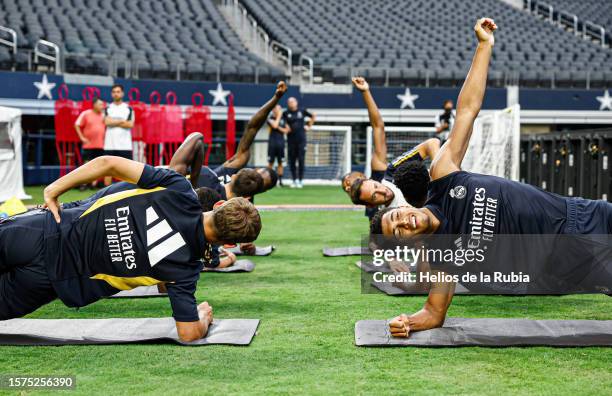 Jude Bellingham of Real Madrid during training on July 27, 2023 in Dallas, Texas.