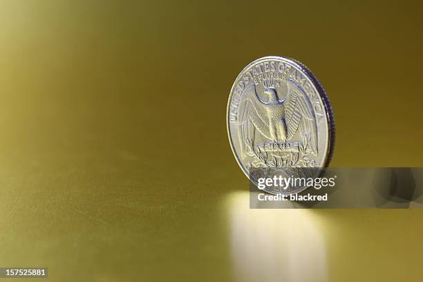 quarter coin - 25 cents stock pictures, royalty-free photos & images