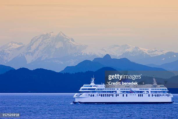 british columbia ferry - ferry stock pictures, royalty-free photos & images